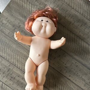 Peach Skin Redhead Vinyl Toddler Doll - Kids Toys